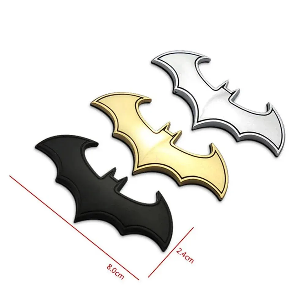 Bat-tastic Deal: $3.39 Car Emblem – A Metal Makeover for Your Ride!