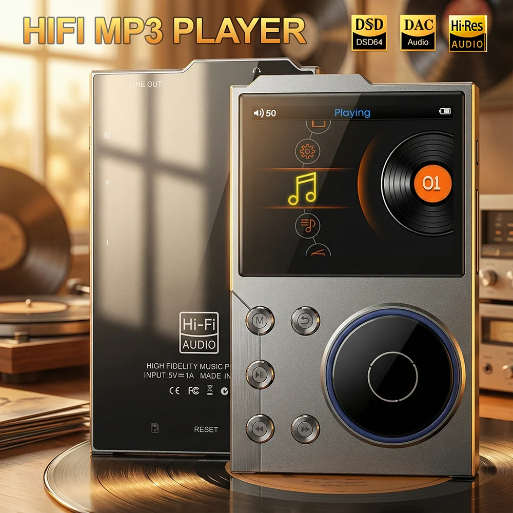 MP3 Player Under $15: Premium Build, Big Storage & Type-C Charging