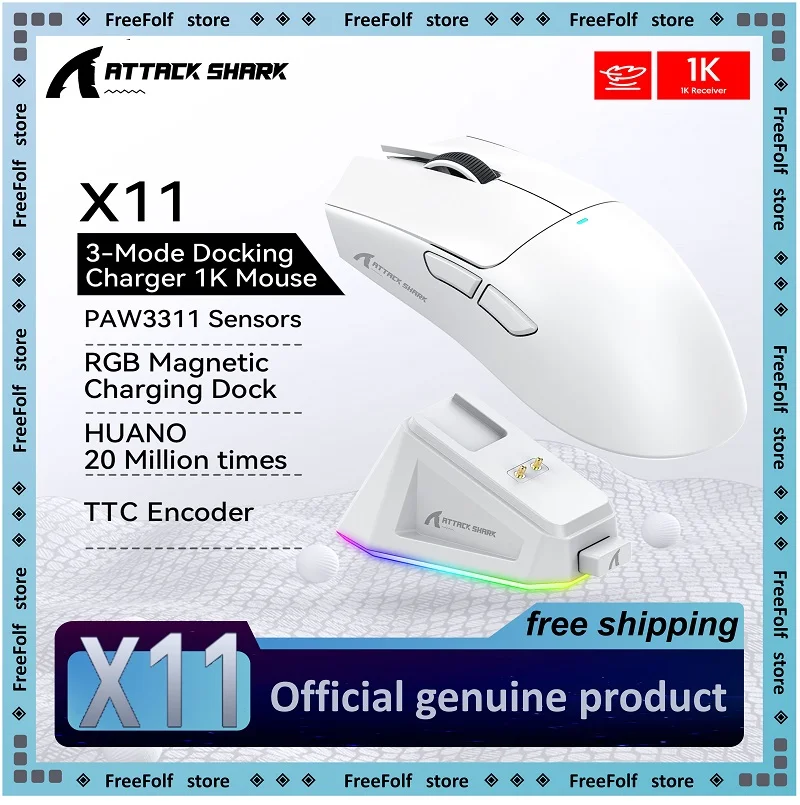 Wireless Gaming Mouse for Less Than $30: Attack Shark X11 Review