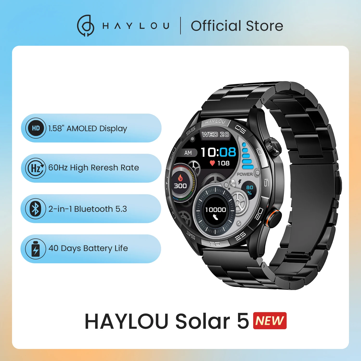 HAYLOU Solar 5 Review: Voice Calling & AMOLED for Under $50?