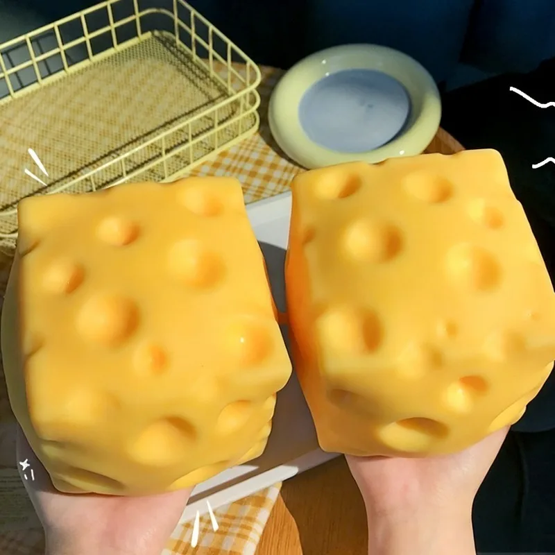 Squeeze Away Stress: Is This Giant Cheese Fidget Toy Worth $5.18?