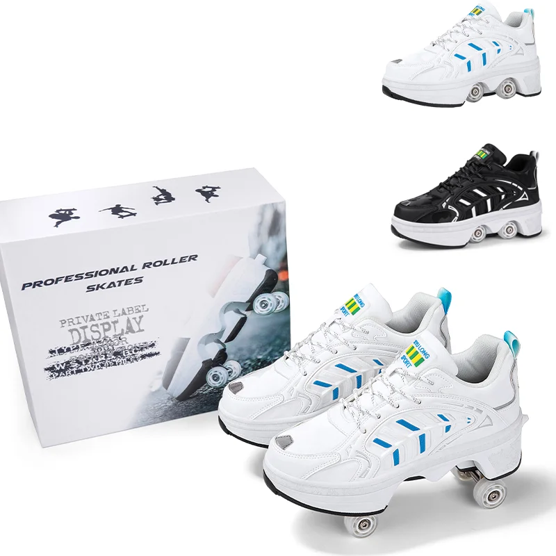 2-in-1 Roller Skate Shoes Review: Are These $91.69 Deformable Sneakers Worth It?