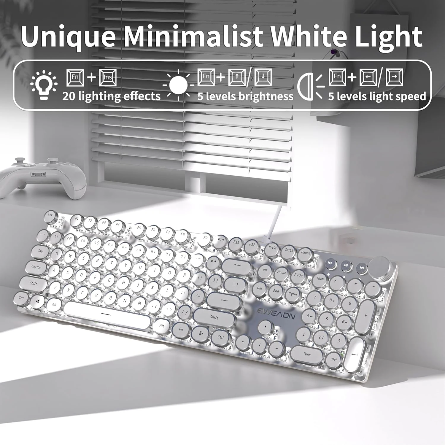 Is the $55 EWEADN Retro Mechanical Keyboard Your Next Desk Upgrade?