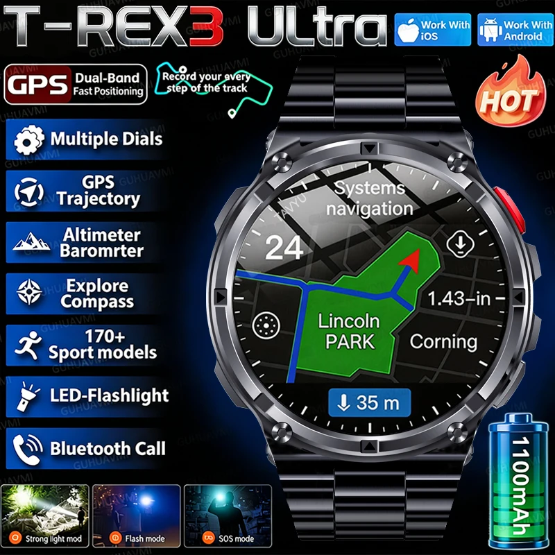 T-Rex3 Pro Smartwatch Review: Can a $26.90 Outdoor Tracker Deliver?