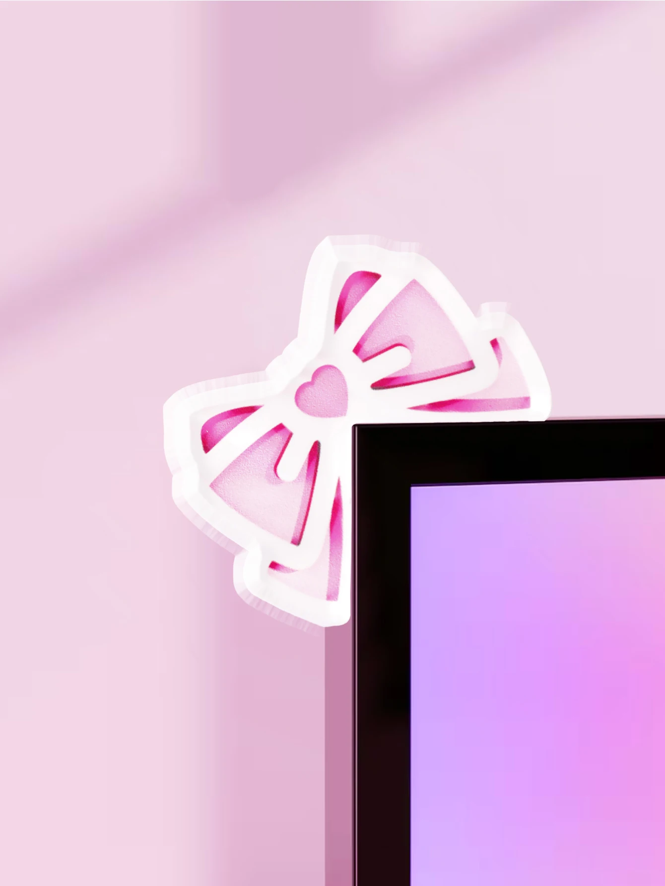 Add Charm for Under $3: Is This Kawaii Bow Monitor Decor Worth It?