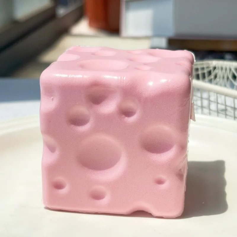 Pink Cheese Squeeze Toy: Unwind for Under $5! The Ultimate Budget Stress Reliever?