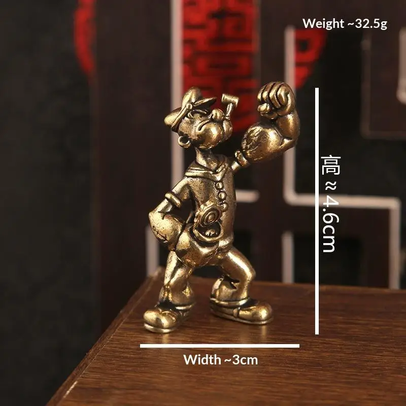 Popeye Brass Figure for $3.39? A Steal for Desktop Decor!
