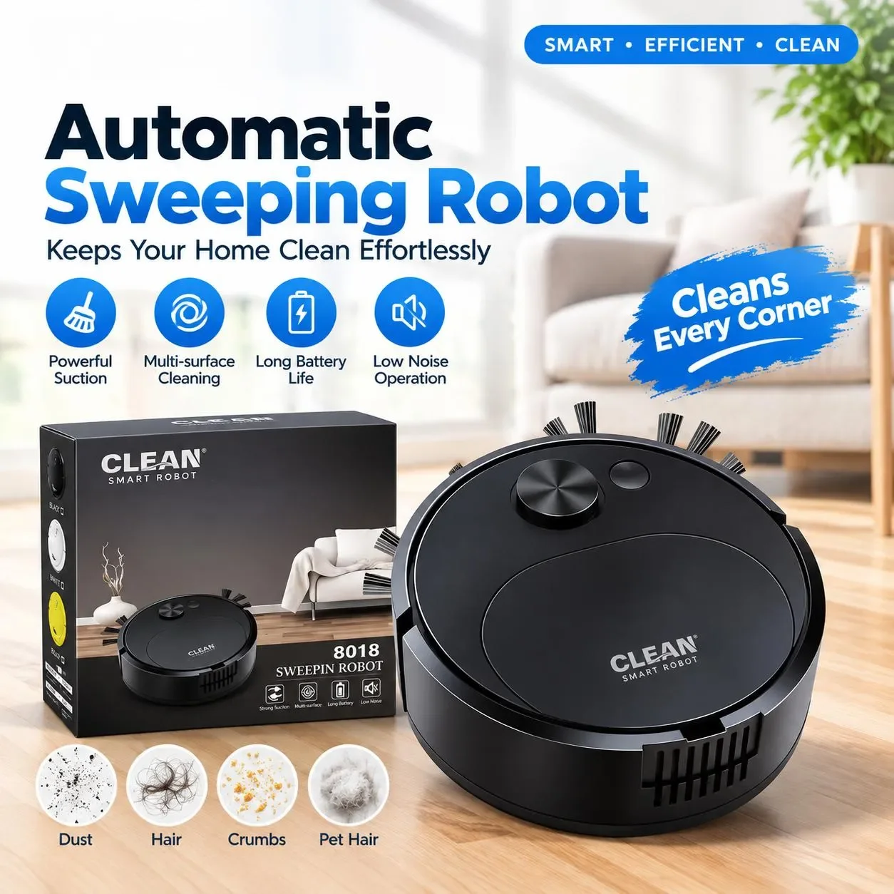 Can a $10 Robot Vacuum Actually Clean? 3-In-1 Smart Sweeper Review