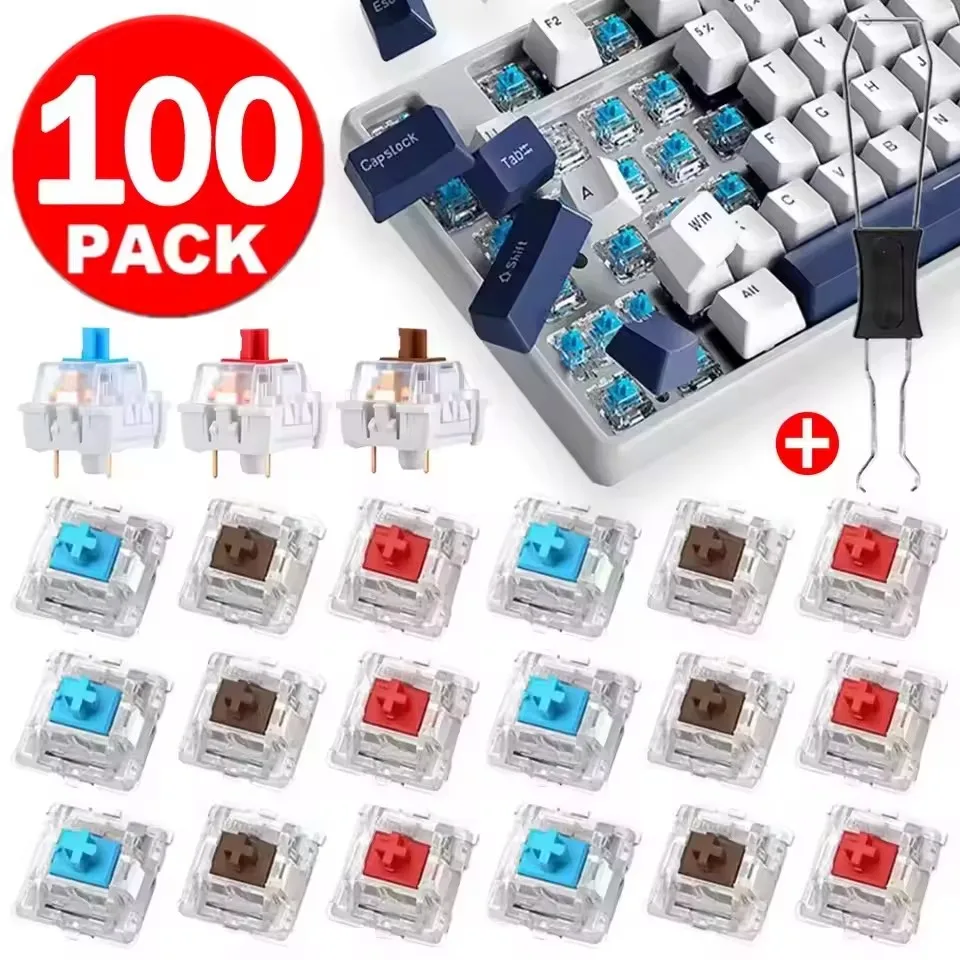 Fix Your Keyboard for $2: Budget 3-Pin Mechanical Switches & Puller Review