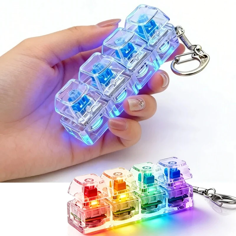 The $2 Desk Toy Every Mechanical Keyboard Nerd Needs: 4-Key Fidget Keychain Review