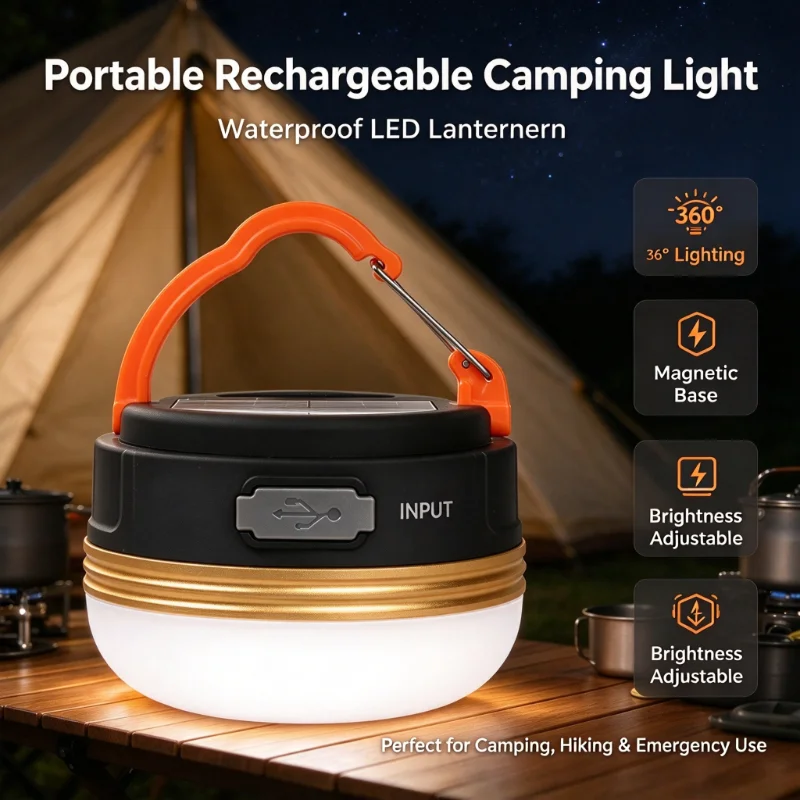 The $5 Camping Essential: Portable USB Rechargeable LED Tent Light Review